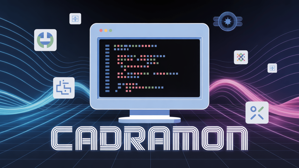 illustration cadramon code ordinateur technologie