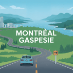 vue route gaspésie montréal panoramique et fleuve