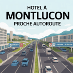hotel montluçon proche autoroute panneau sortie moderne
