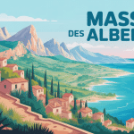 vue panoramique massif des albères entre mer et montagne