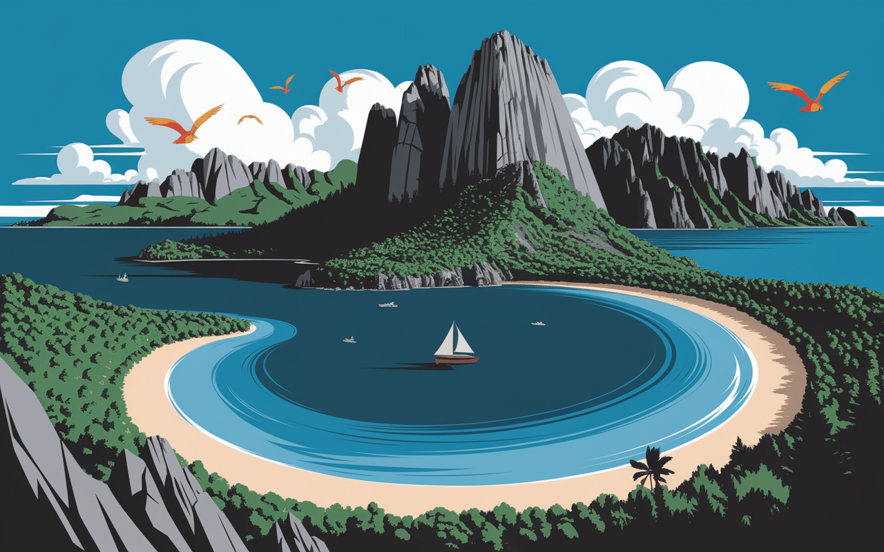 Panorama Pain de Sucre Rio de Janeiro baie