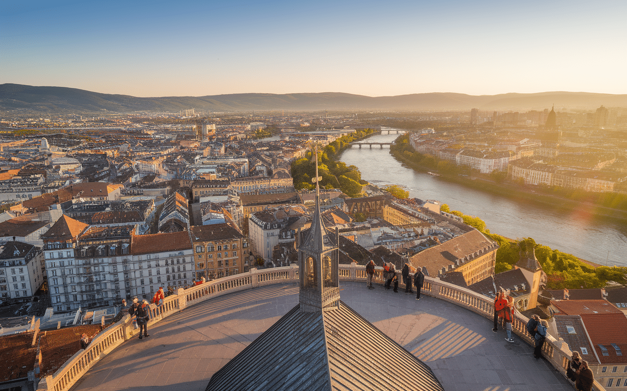 Vue panoramique sur Budapest depuis la basilique Saint Étienne de Pest