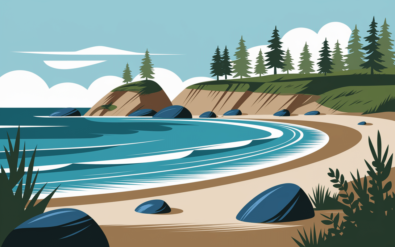 Plage de Petite Anse sable dore et eaux cristallines