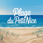 Vue aérienne plage du Petit Nice sable océan dunes