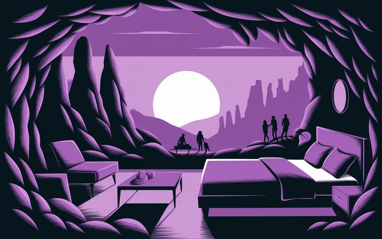 troglodytes turquie chambre hôtel grotte terrasse vue vallée