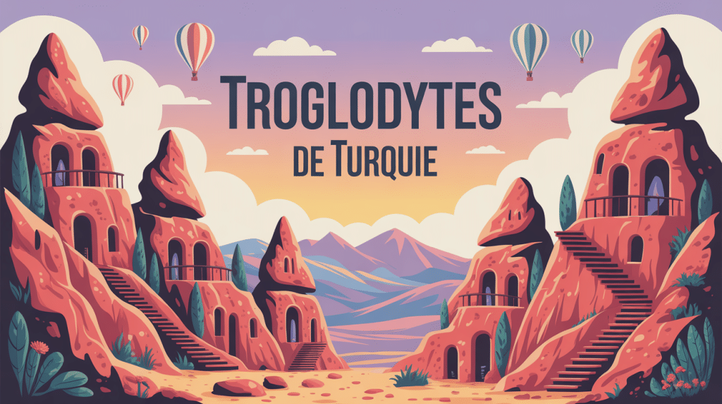 troglodytes turquie formations rocheuses cheminées de fée