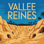 entrée vallée des reines désert tombes Egypte