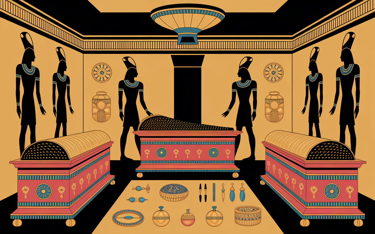 sarcophages reines vallée des reines Egypte