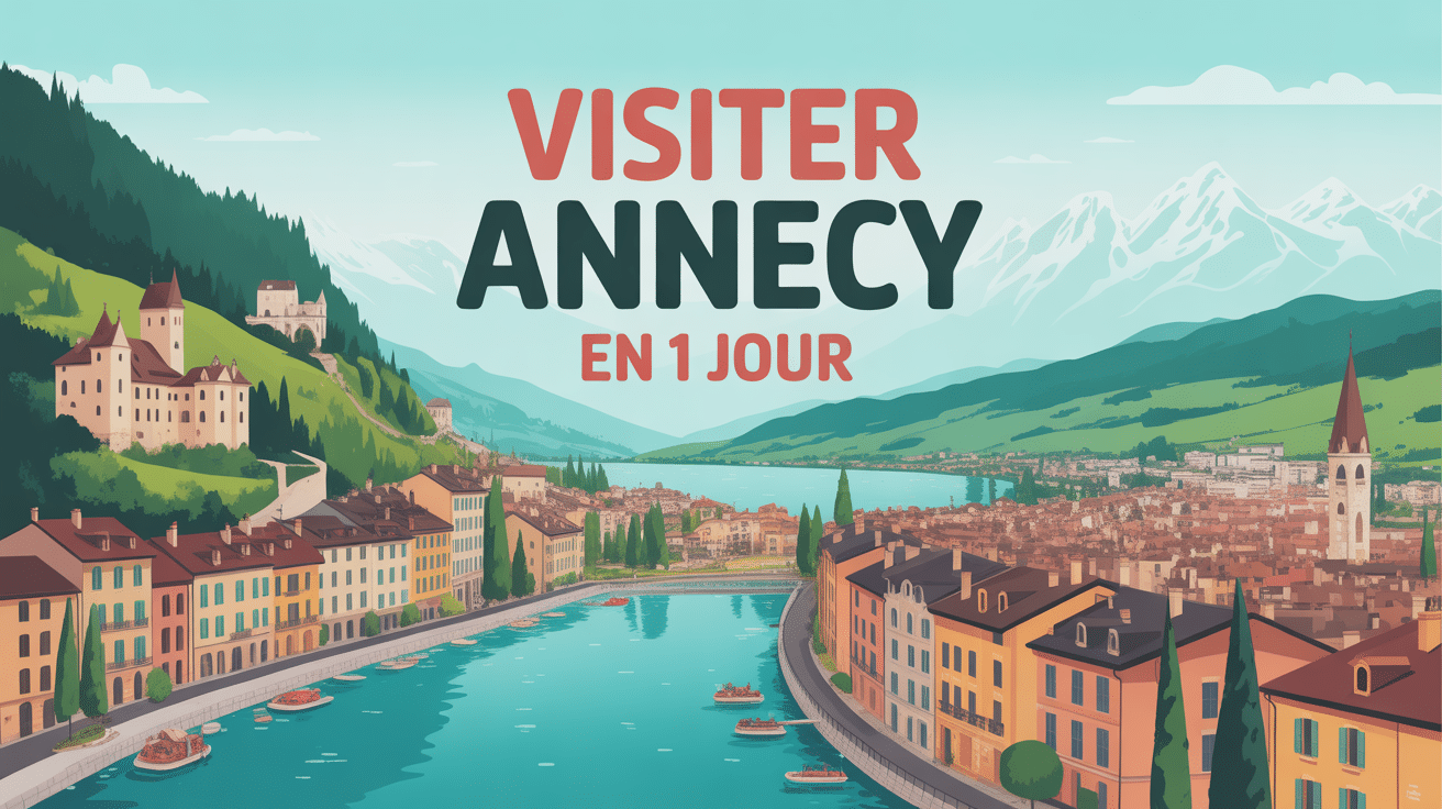 visiter annecy en 1 jour vue lac et ville