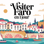 Visiter Faro en 1 jour vue ville Algarve lagune bateaux