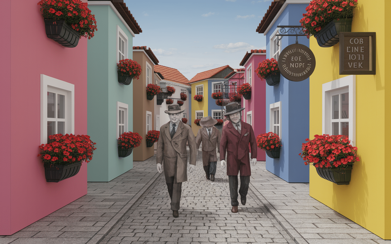 rue pavée typique week end en alsace