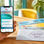 code promotionnel ancv sur smartphone et chèques vacances
