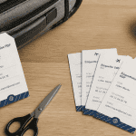 étiquette valise à imprimer PDF sur valise