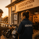 location scooter 1 euro par jour devant local associatif
