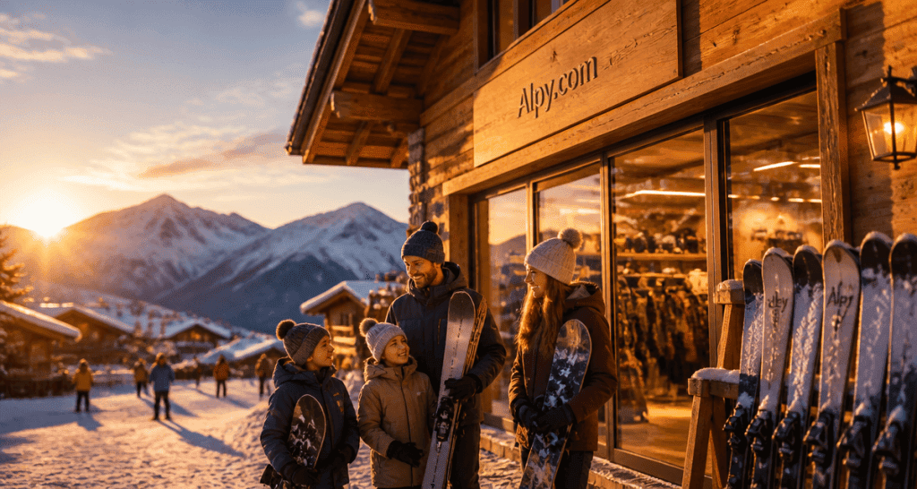 famille location ski alpinresorts montagne