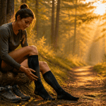 mal aux jambes apres avoir beaucoup marche femme masse mollets