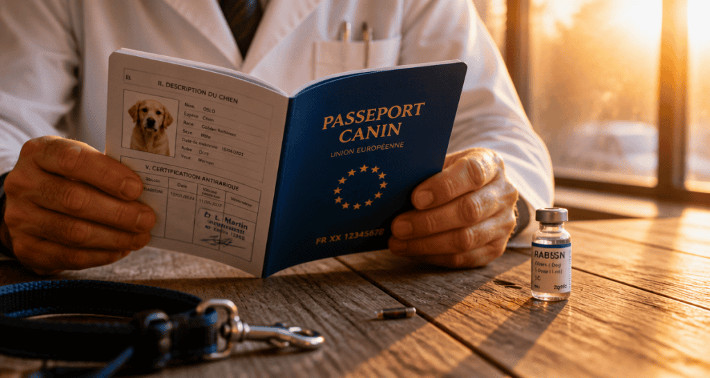 Passeport chien prix carnet vétérinaire
