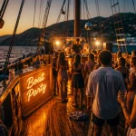 Boat party malte sur goélette : DJ, open bar et baignade en mer