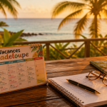 guadeloupe vacances scolaires calendrier sur bureau