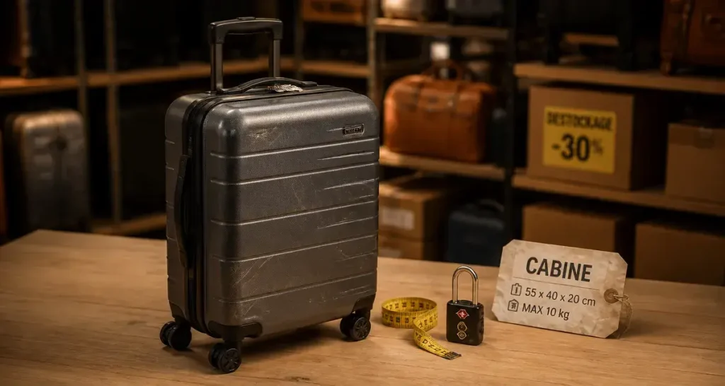 Où acheter des valises pas cher : valise cabine rigide TSA