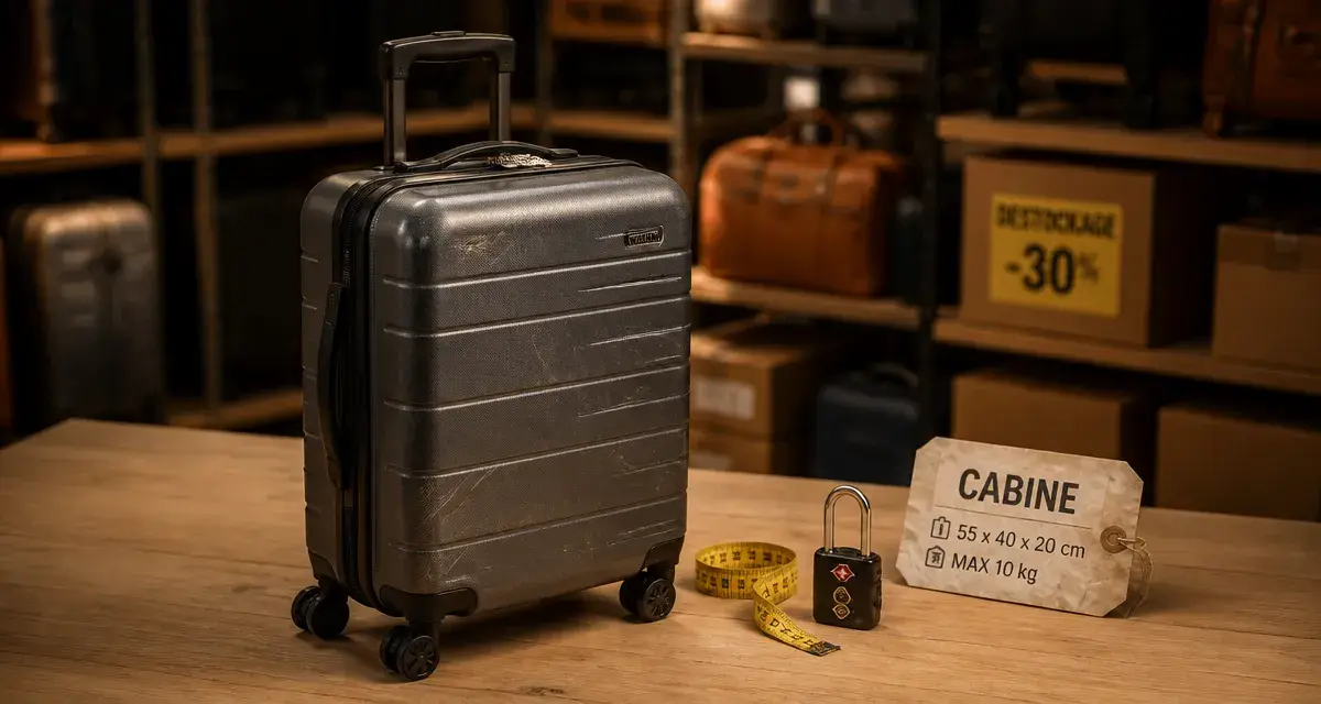 Où acheter des valises pas cher : valise cabine rigide TSA
