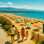 perpignan plage centre ville vue plage