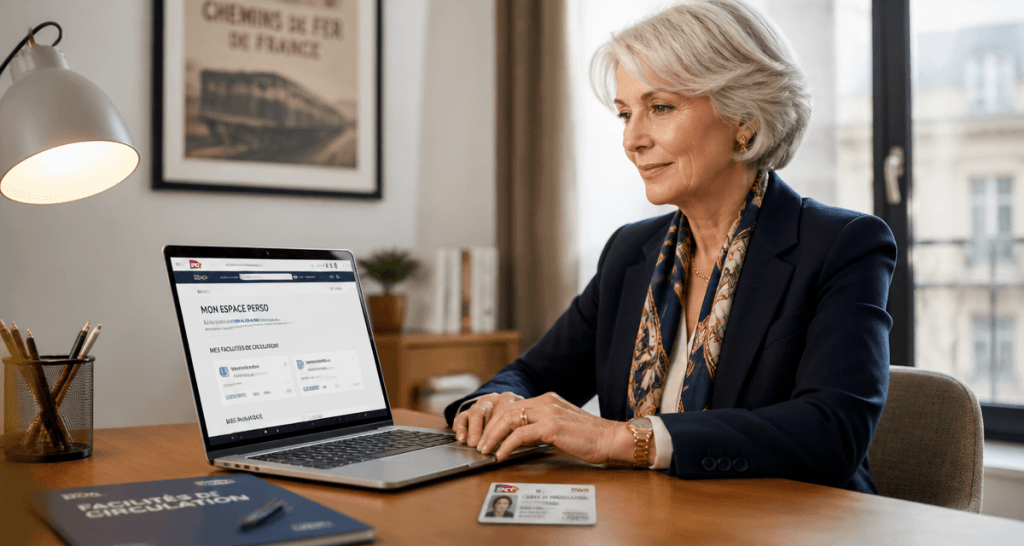 services aux retraités sncf femme retraitée ordinateur