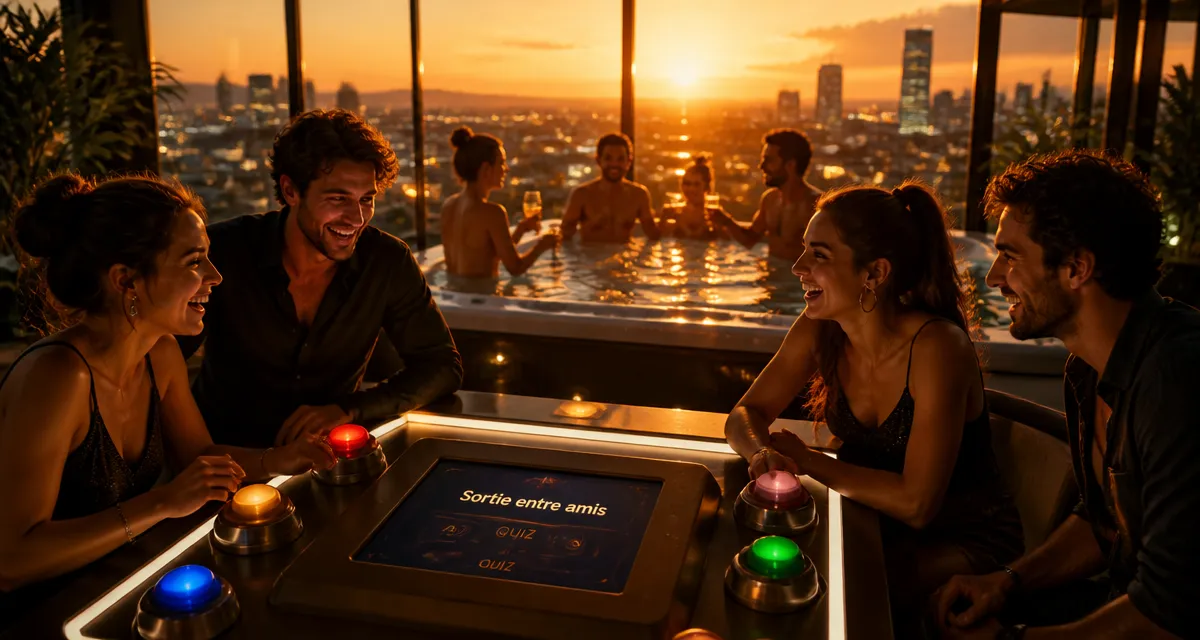 sortie entre amis originale autour d'un quiz et spa
