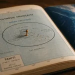 Tahiti carte du monde : Tahiti repérée sur une mappemonde
