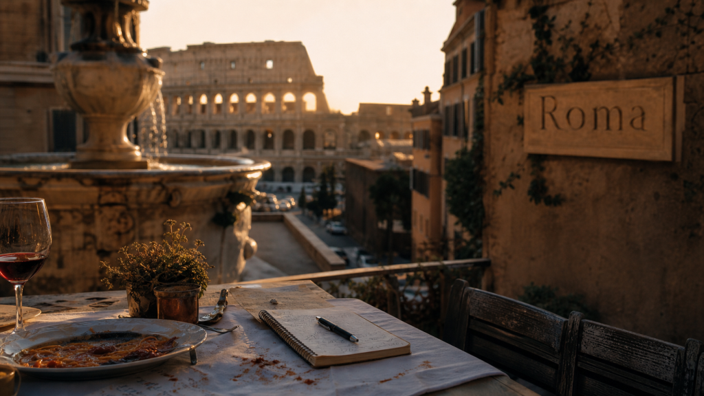 Plus belle ville d Italie : Rome, vue Colisée
