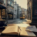 Ville à visiter : escapade urbaine, café en ville européenne