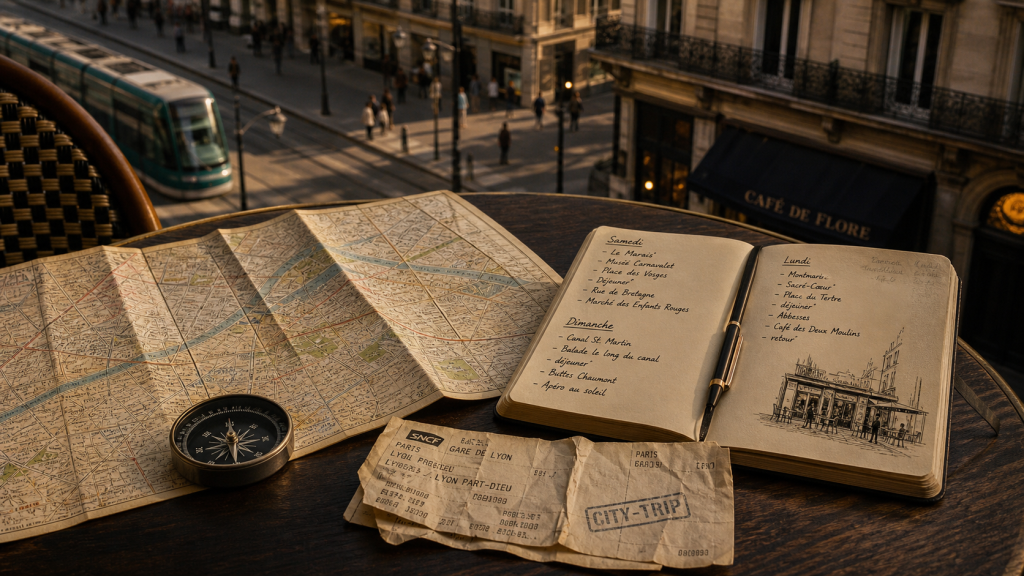 Visiter une capitale européenne à Paris : carte, billets et quartiers pour city-trip
