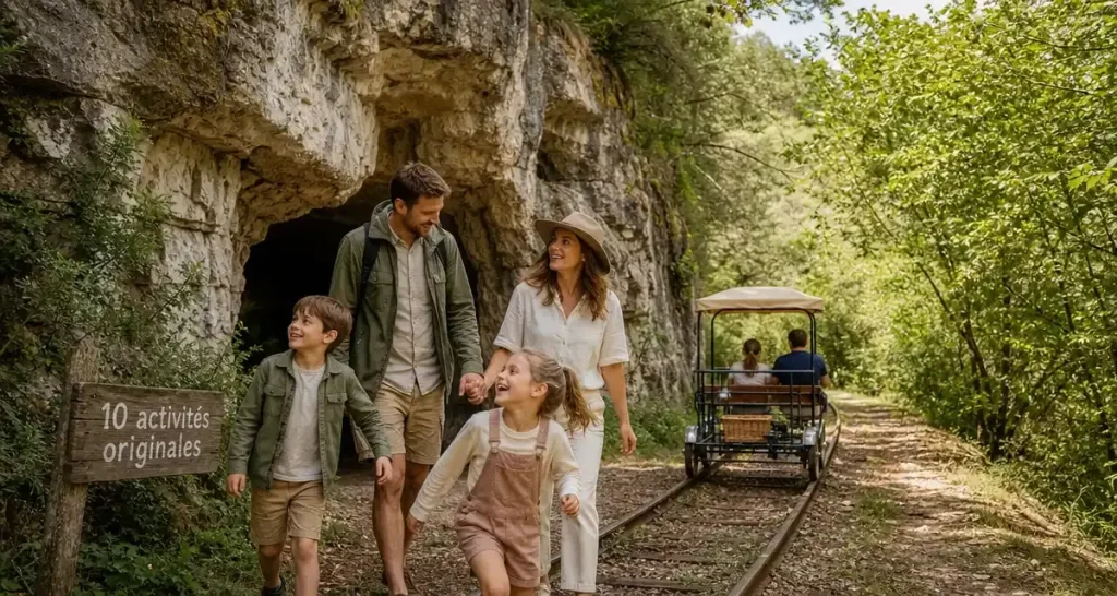 10 activités originales à faire en France en famille, de la grotte au vélorail