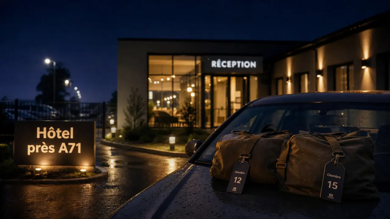 Hotel bourges proche autoroute, parking de nuit et arrivée tardive devant l’hôtel
