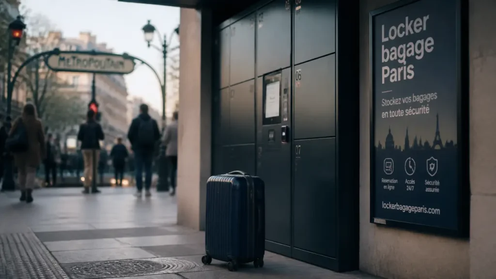 Locker bagage à Paris : où réserver, combien ça coûte et quels codes d’accès vérifier