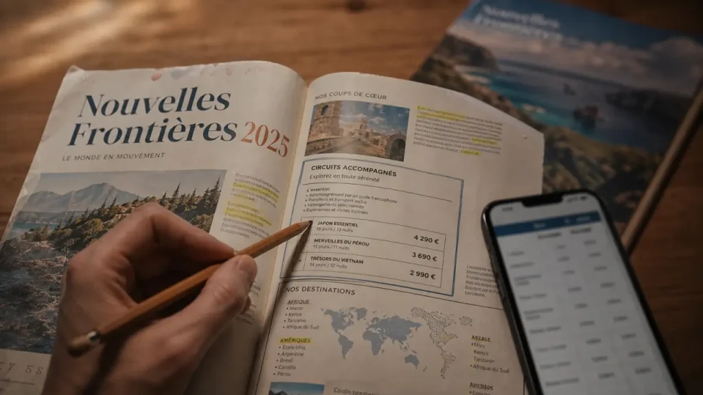 Nouvelles Frontières catalogue 2025 : 55 nouvelles adresses, six gammes d’hôtels et des circuits à comparer
