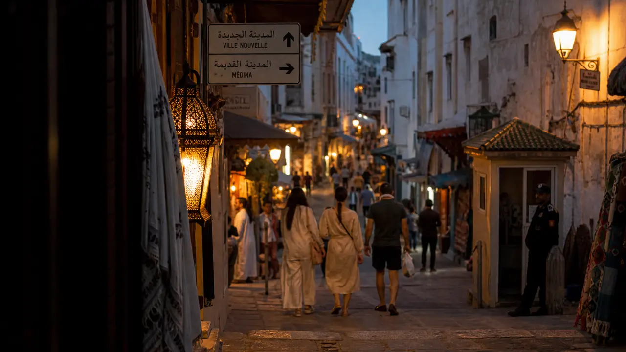 Sécurité à Tanger : tourisme et danger, ruelles de la Médina