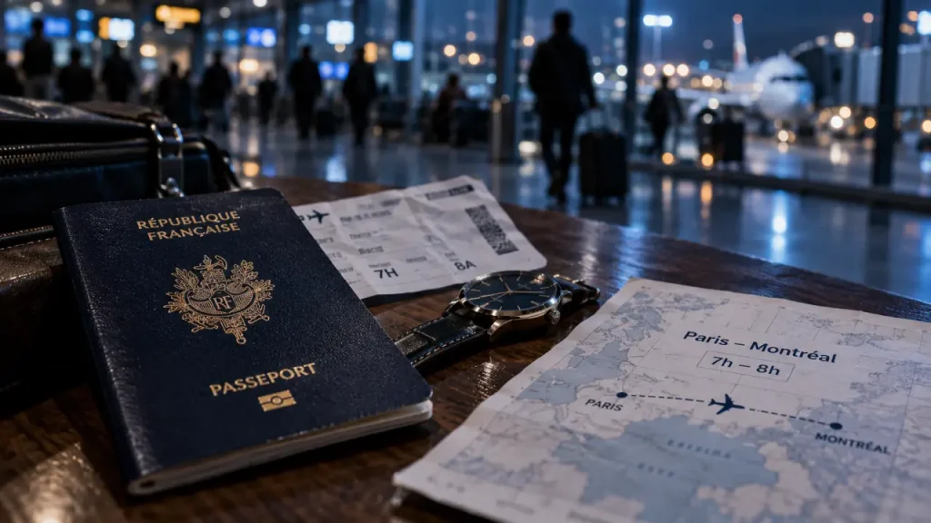 Durée de vol Paris-Montréal : 7 à 8 heures en direct, mais pas de porte à porte