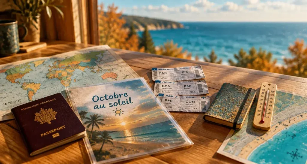 Partir en octobre au soleil : les destinations fiables, et celles où la pluie gâche tout