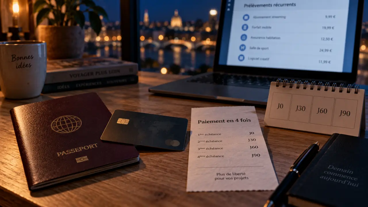Paiement billet avion plusieurs fois : passeport, carte et frais à comparer