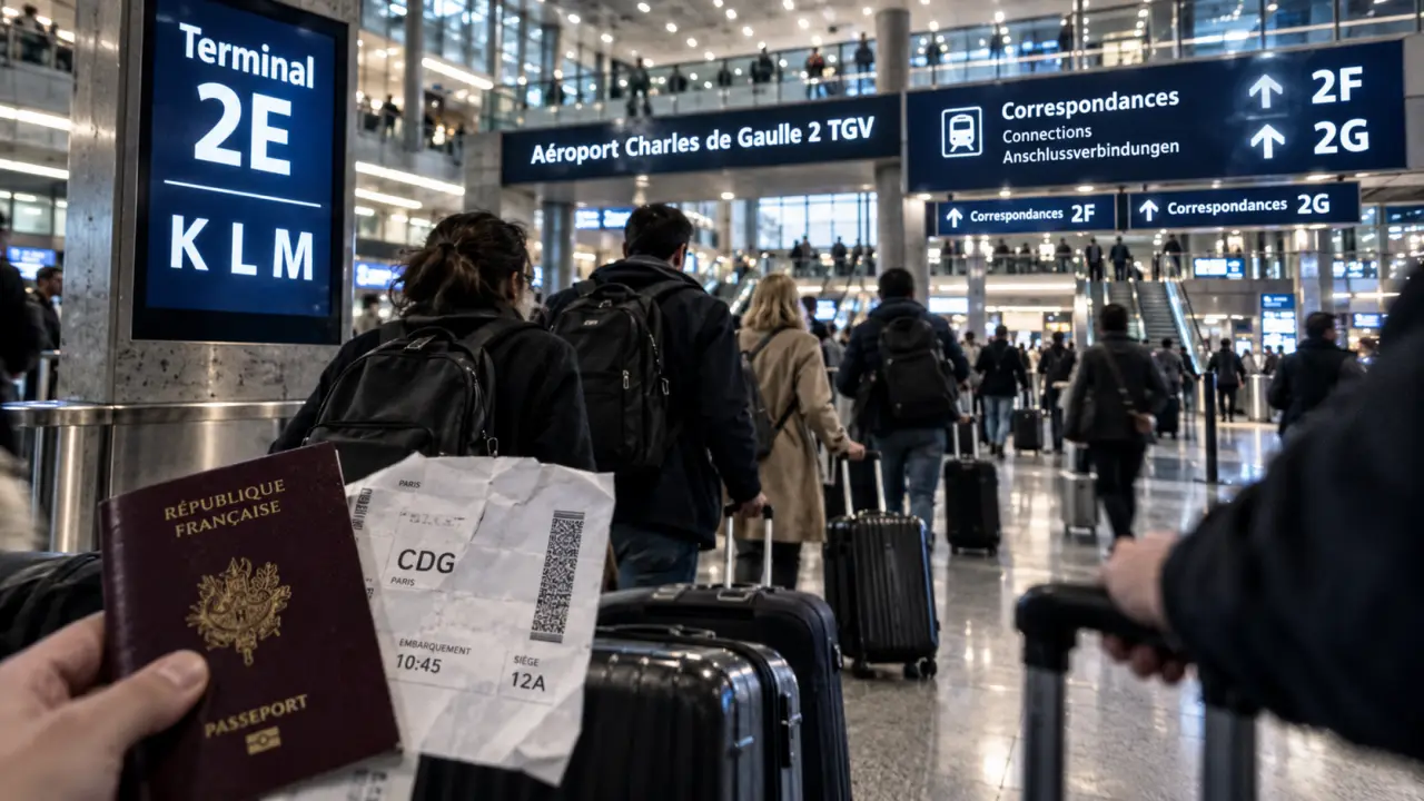 terminal air france cdg : repère 2E 2F 2G
