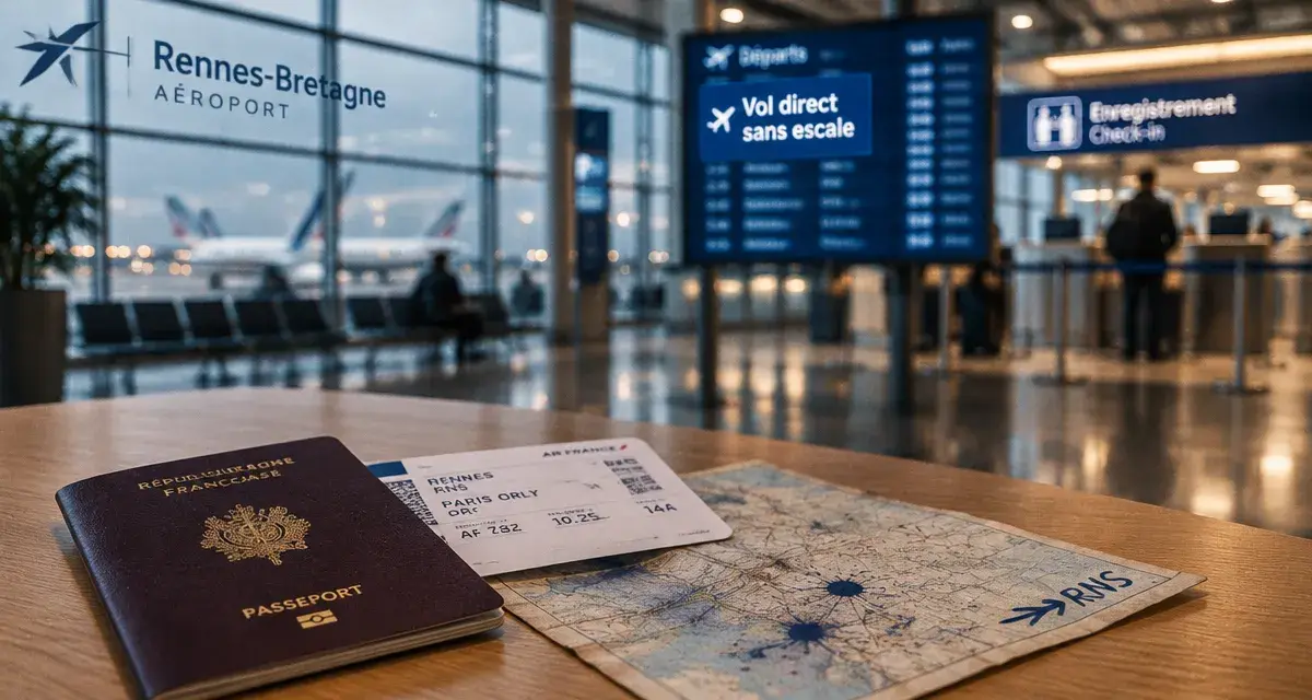 Vol direct au depart de rennes : Rennes-Bretagne vers Marrakech en 3 h 05